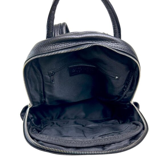 Ivan Troy Anta Black Women\'s Italian Leather Outdoor Travel Bag Zipper Backpack main image 6